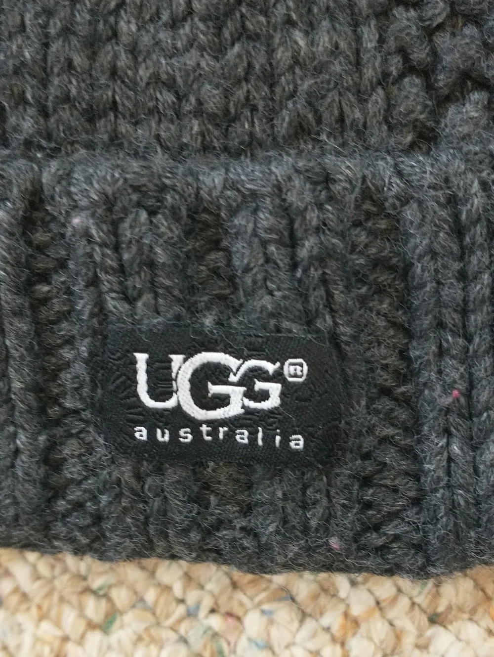 UGG Cable Knit Fleece Lined Beanie One Size